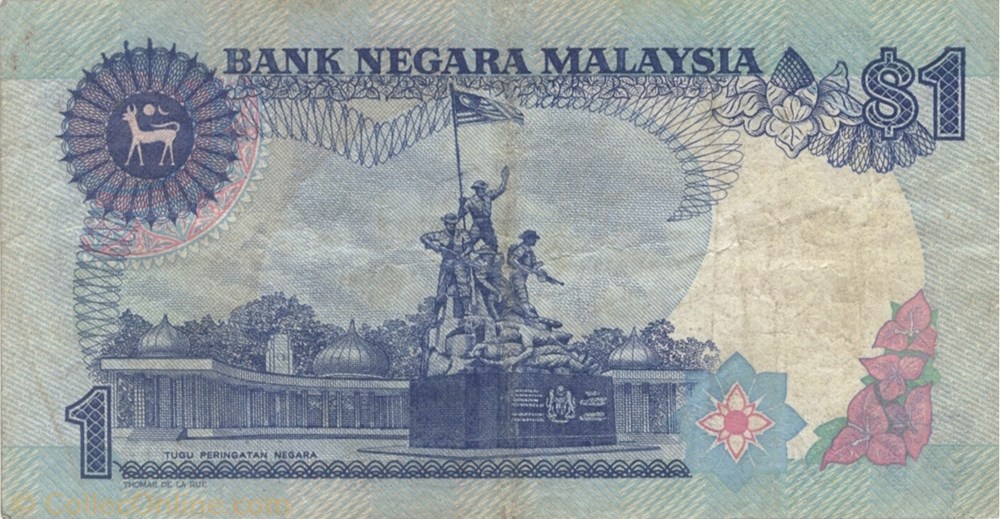 billet asie malaisie 1 ringgit