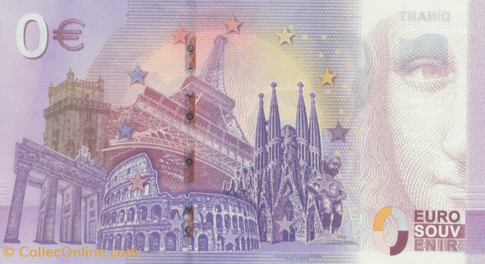 billet belgique 0 euro souvenir