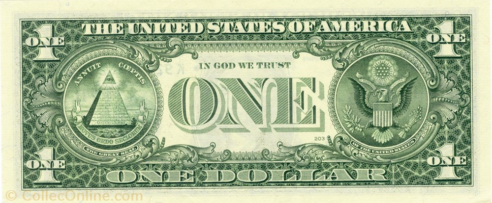 1 dollar billets amerique du nord etats unis 1 dollar