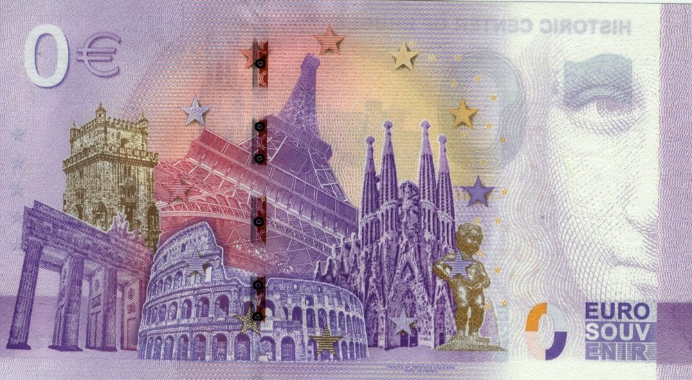 billets souvenirs belgique 0 euro souvenir