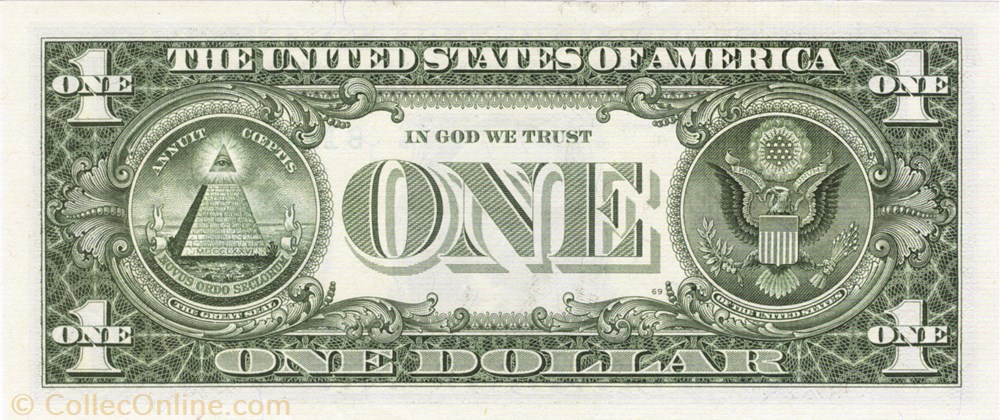 1 dollar billets amerique du nord etats unis 1 dollar