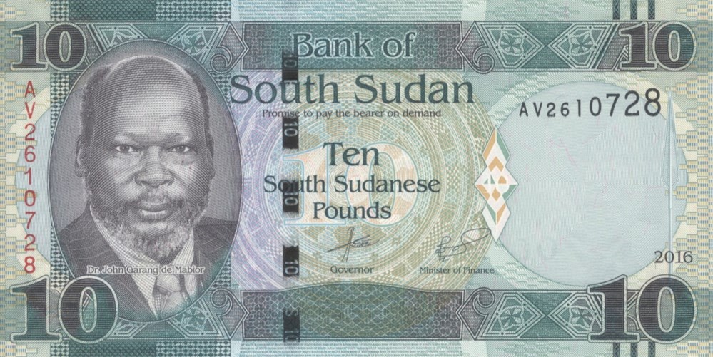 10 livres billets afrique soudan du sud 10 livres