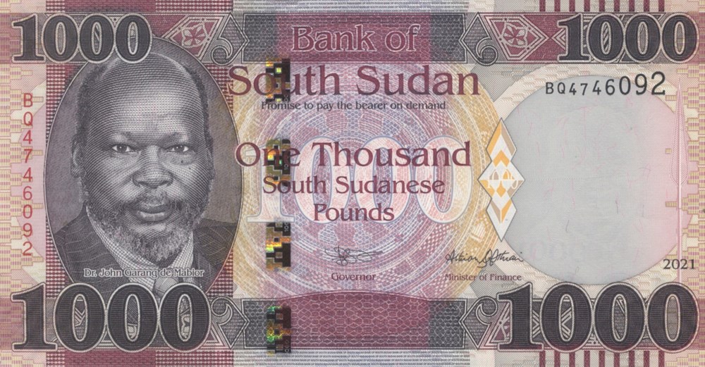 1.000 livres billets afrique soudan du sud 1 000 livres
