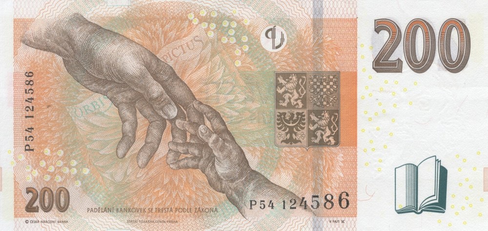 200 couronnes billets europe republique tcheque 200 couronnes