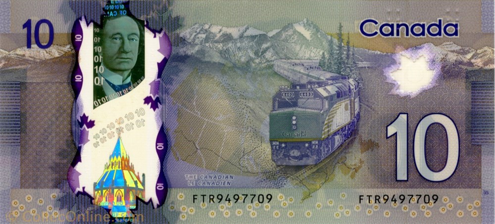 10 dollars billets amerique du nord canada 10 dollars