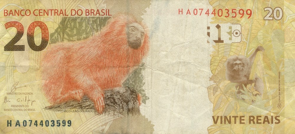 20 reais billets amerique du sud bresil 20 reais