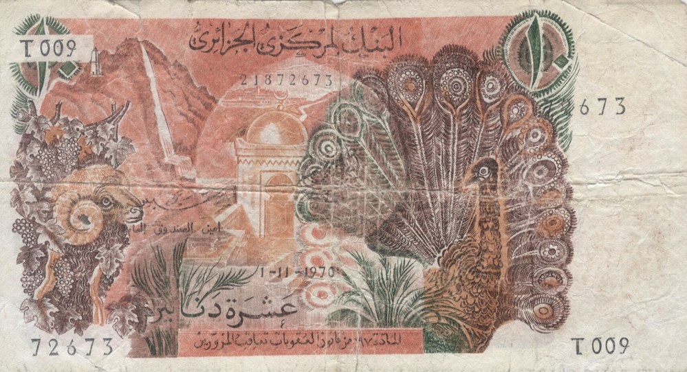 billets 10 dinars