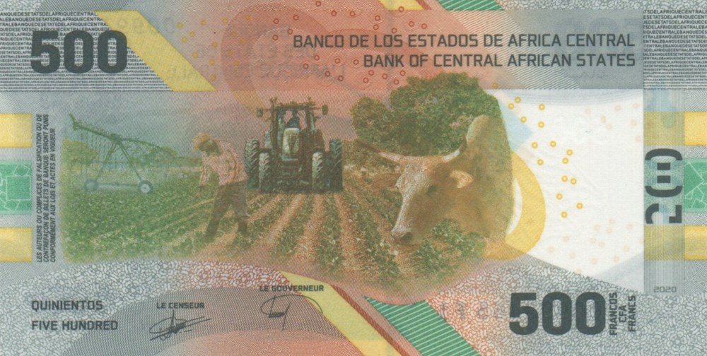 billets afrique 500 francs cfa