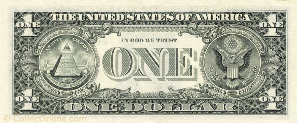 1 dollar billets amerique du nord etats unis 1 dollar