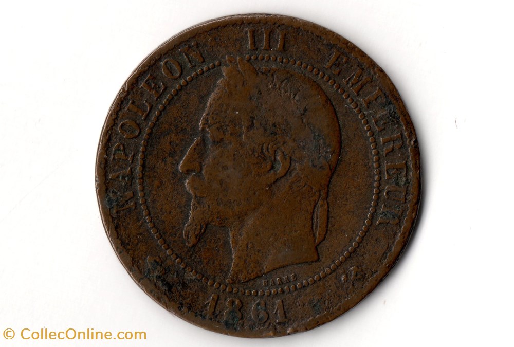 10 centimes Napoléon III, tête laurée monnaie france moderne 10 centimes napoleon iii tete lauree