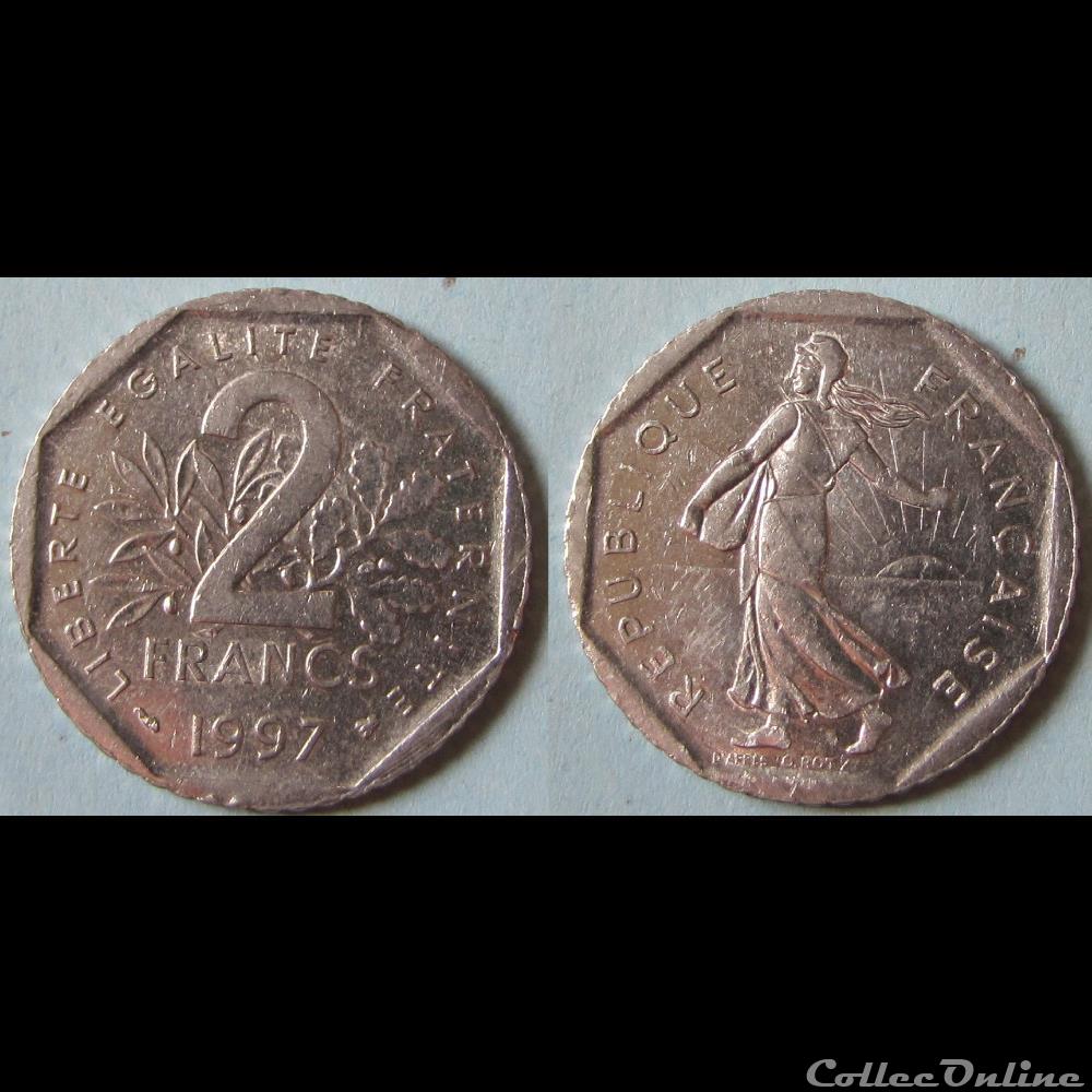2 francs Semeuse 1997 monnaie france moderne 2 francs semeuse 1997