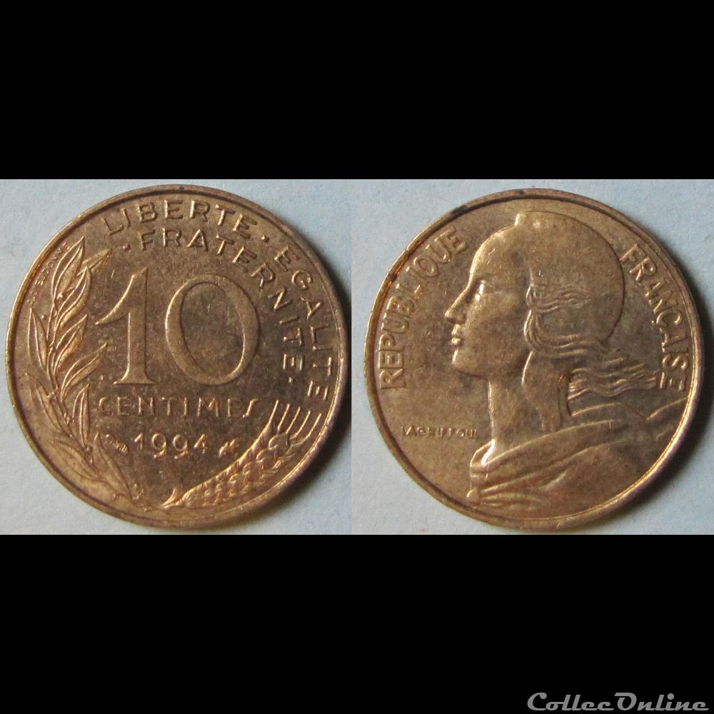 10 centimes Marianne (dauphin) 1994 monnaie france moderne 10 centimes marianne dauphin 1994