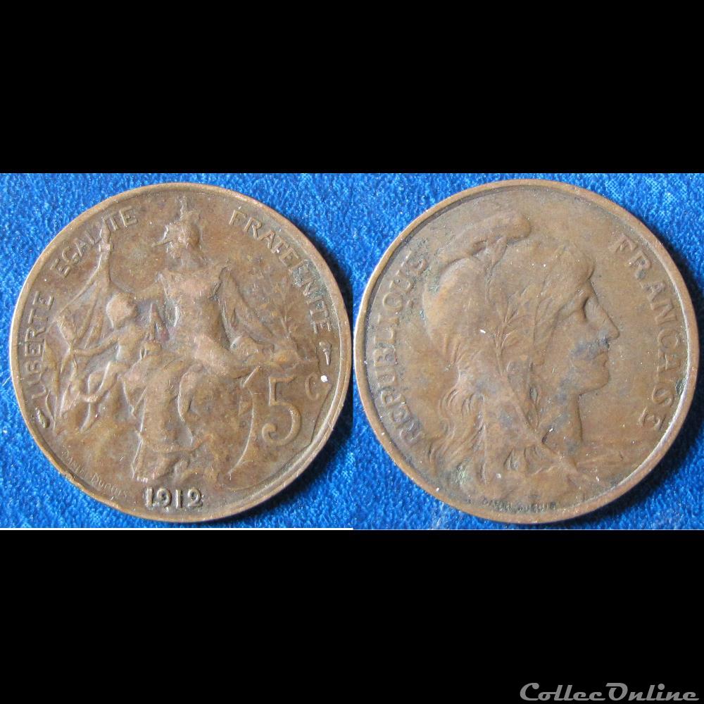 5 centimes Dupuis 1912 monnaie france moderne 5 centimes dupuis 1912
