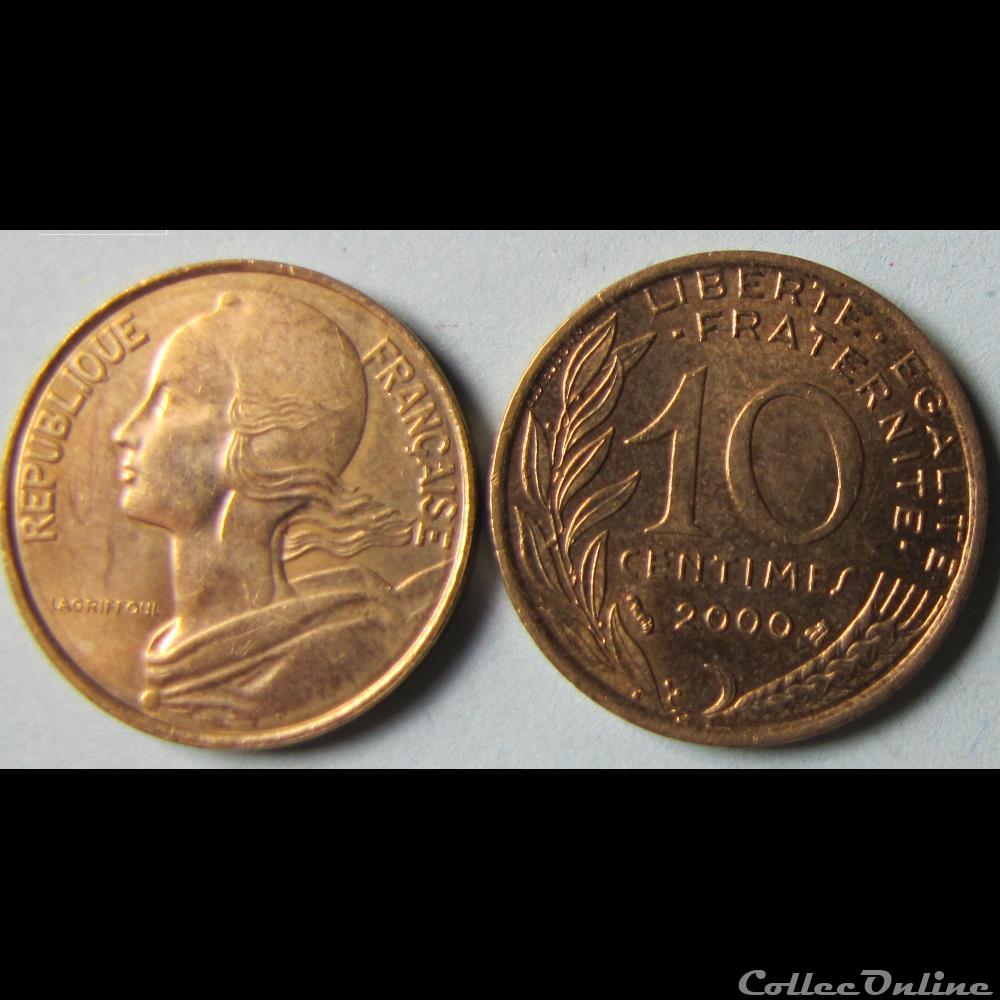 10 centimes MARIANNE 2000 monnaie france moderne 10 centimes marianne 2000