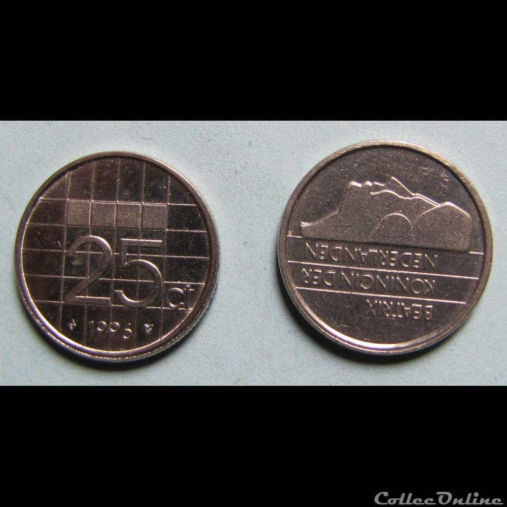 25 centimes Béatrix 1996 monnaie monde pay ba 25 centimes beatrix 1996