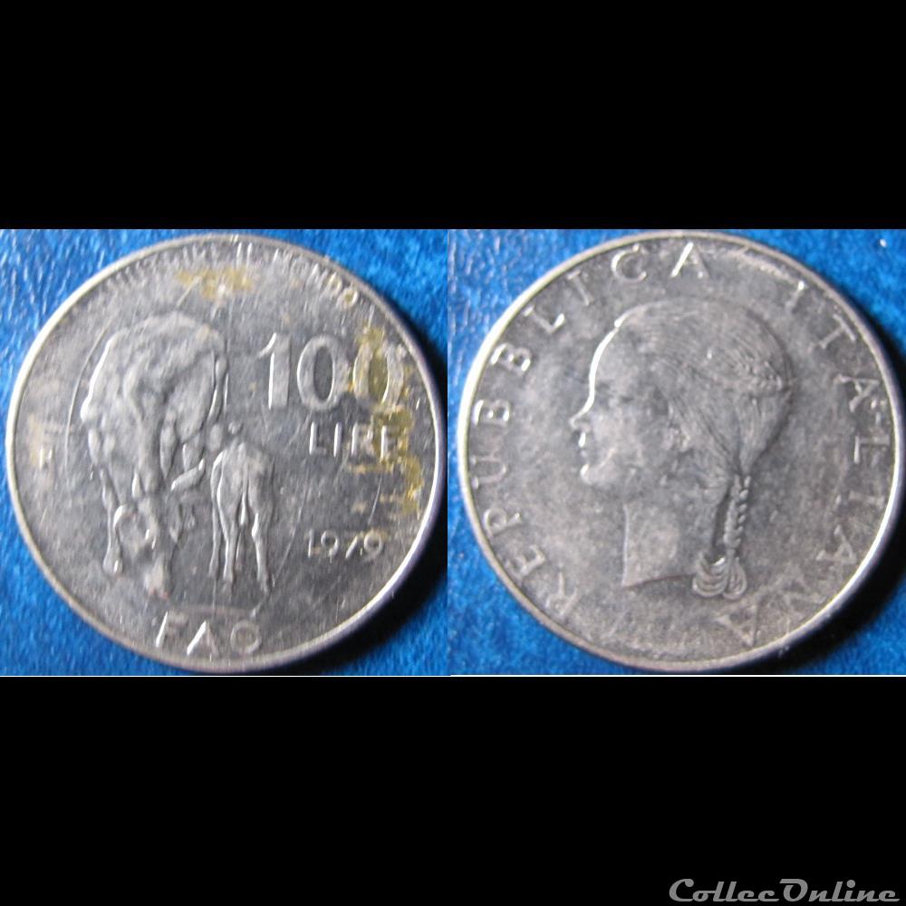 100 lires FAO (vache) 1979 monnaie monde italie 100 lires fao vache 1979