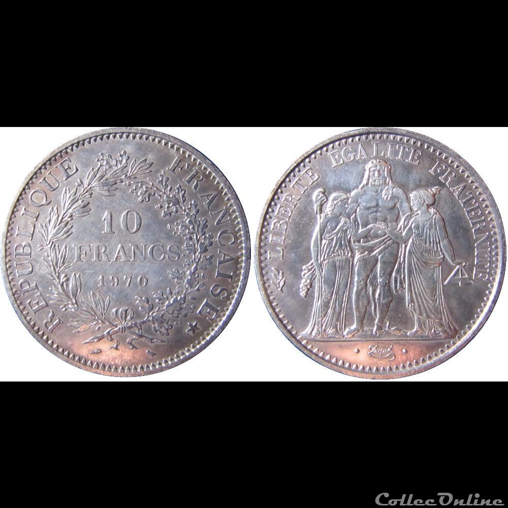 10 francs Hercule 1970 monnaie france moderne 10 francs hercule 1970