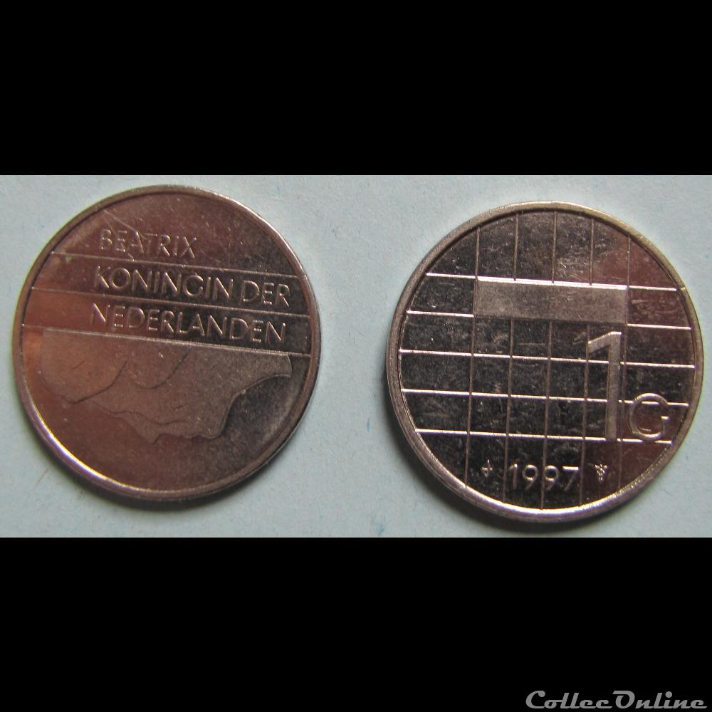 1 gulden Béatrix, 1997 monnaie monde pay ba 1 gulden beatrix 1997