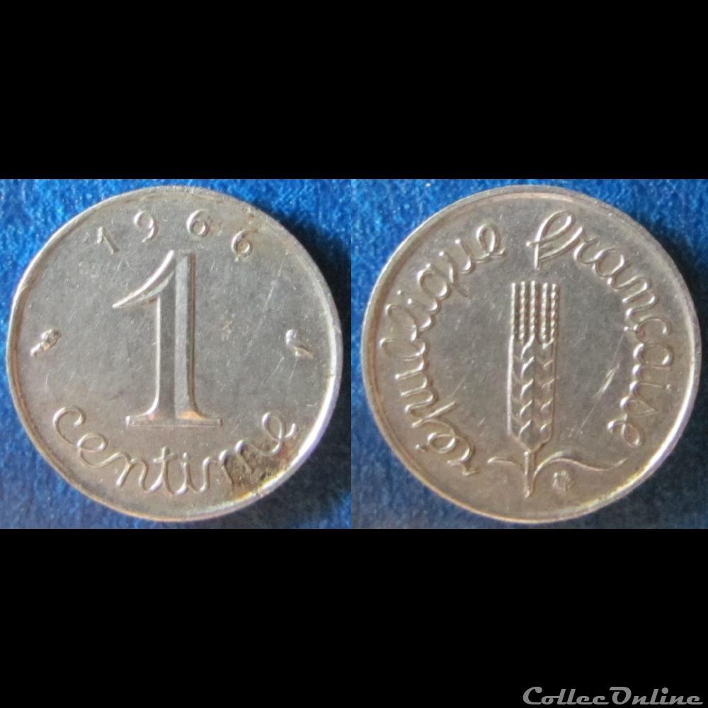 1 centime Epi 1966 monnaie france moderne 1 centime epi 1966