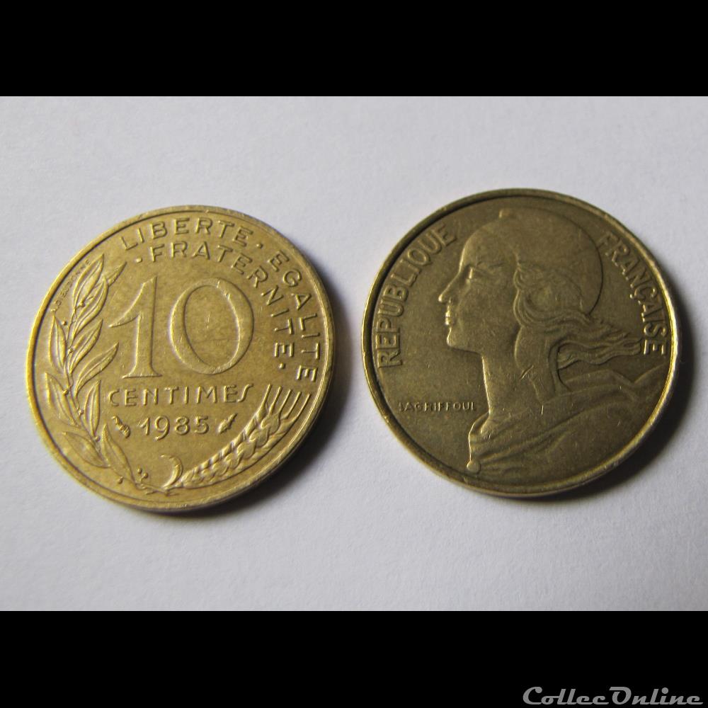 10 centimes MARIANNE 1985 monnaie france moderne 10 centimes marianne 1985