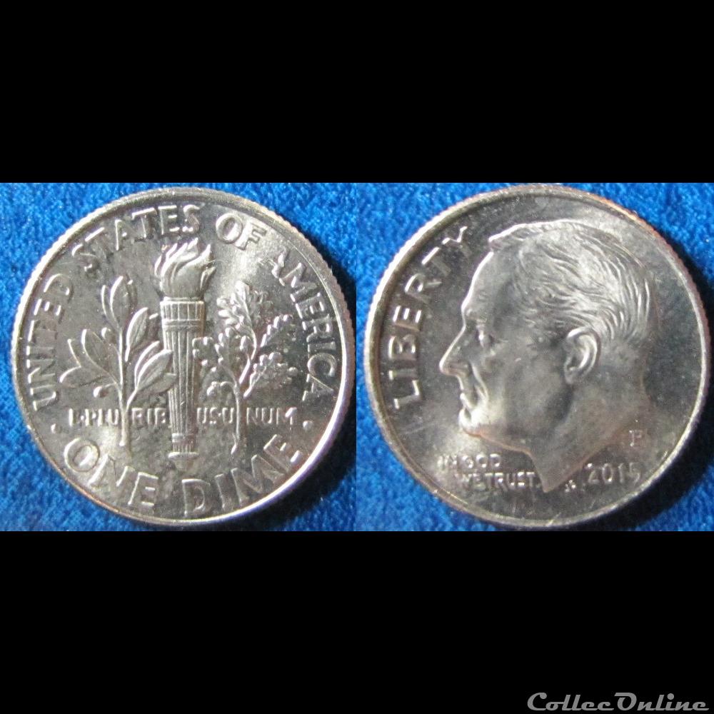 10 cents Roosevelt (dime) 2015 P monnaie monde etat uni 10 cents roosevelt dime 2015 p