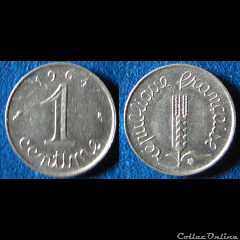 monnaie france moderne 1 centime epi 1964