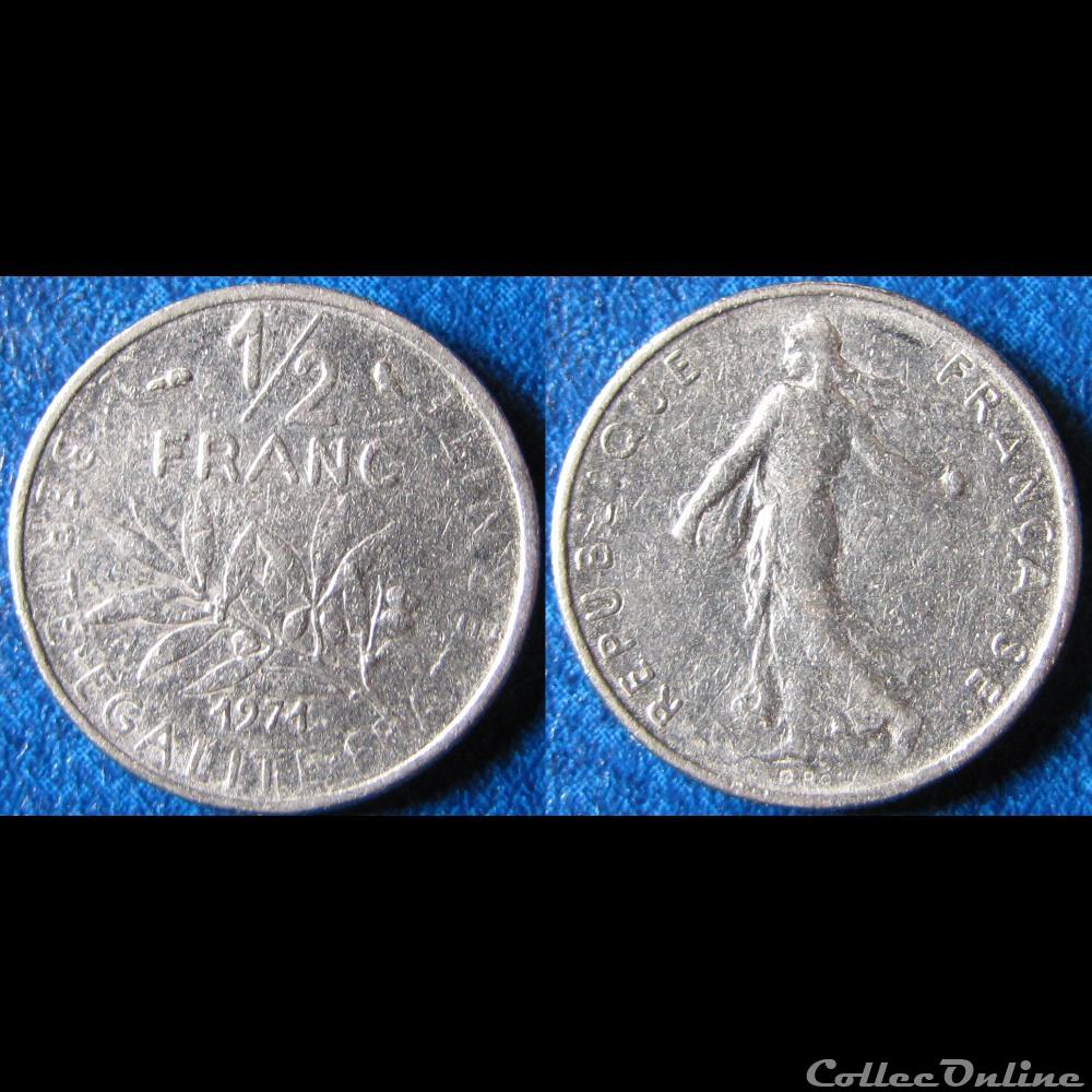 1/2 franc Semeuse 1971 monnaie france moderne 1 2 franc semeuse 1971