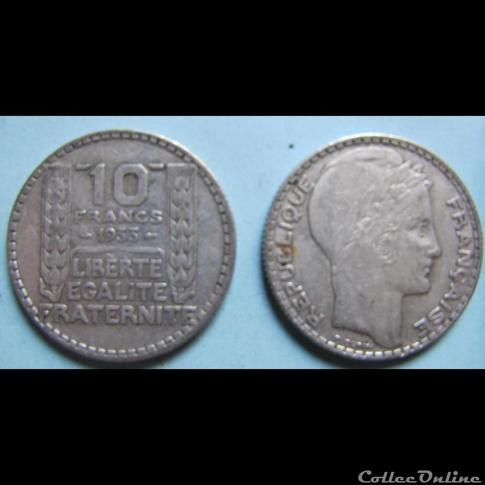 10 francs Turin 1933 monnaie france moderne 10 francs turin 1933