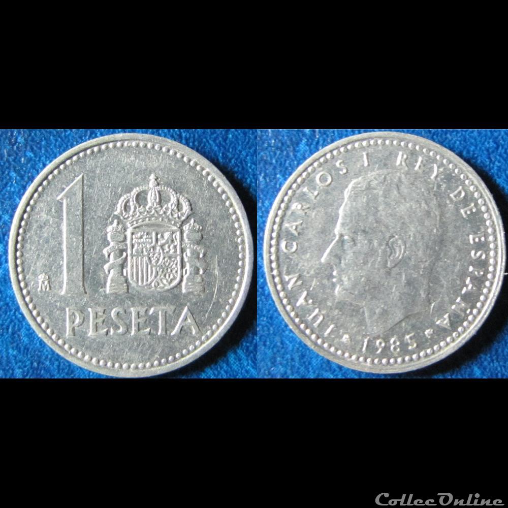 1 peseta Juan Carlos I 1985 monnaie monde espagne 1 peseta juan carlos i 1985
