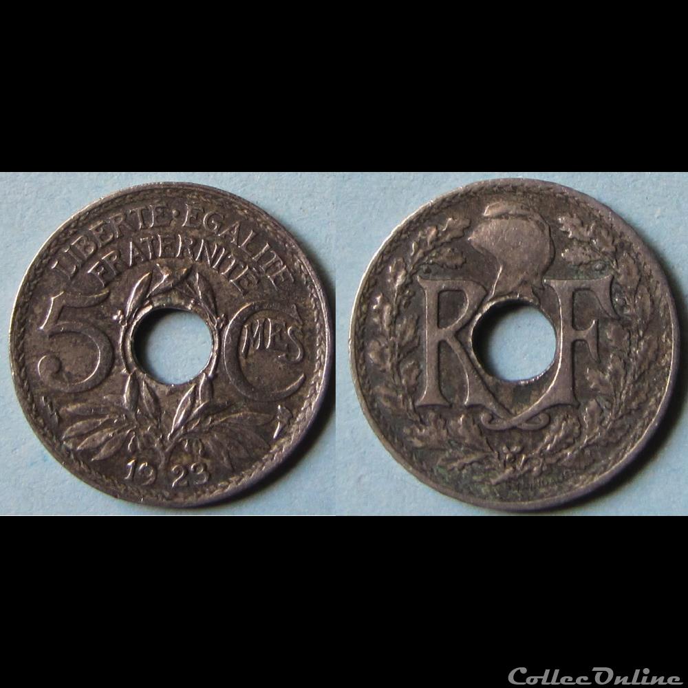 5 centimes Lindauer 1923 Poissy monnaie france moderne 5 centimes lindauer 1923 poissy