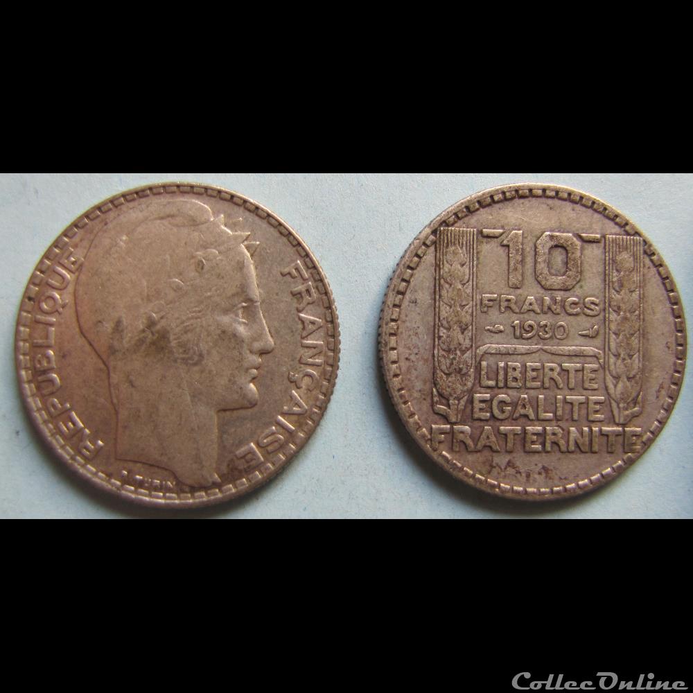 10 francs Turin 1930 monnaie france moderne 10 francs turin 1930