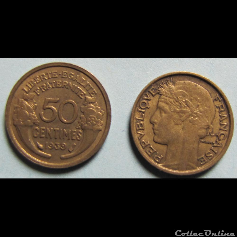 50 centimes MORLON 1939 monnaie france moderne 50 centimes morlon 1939