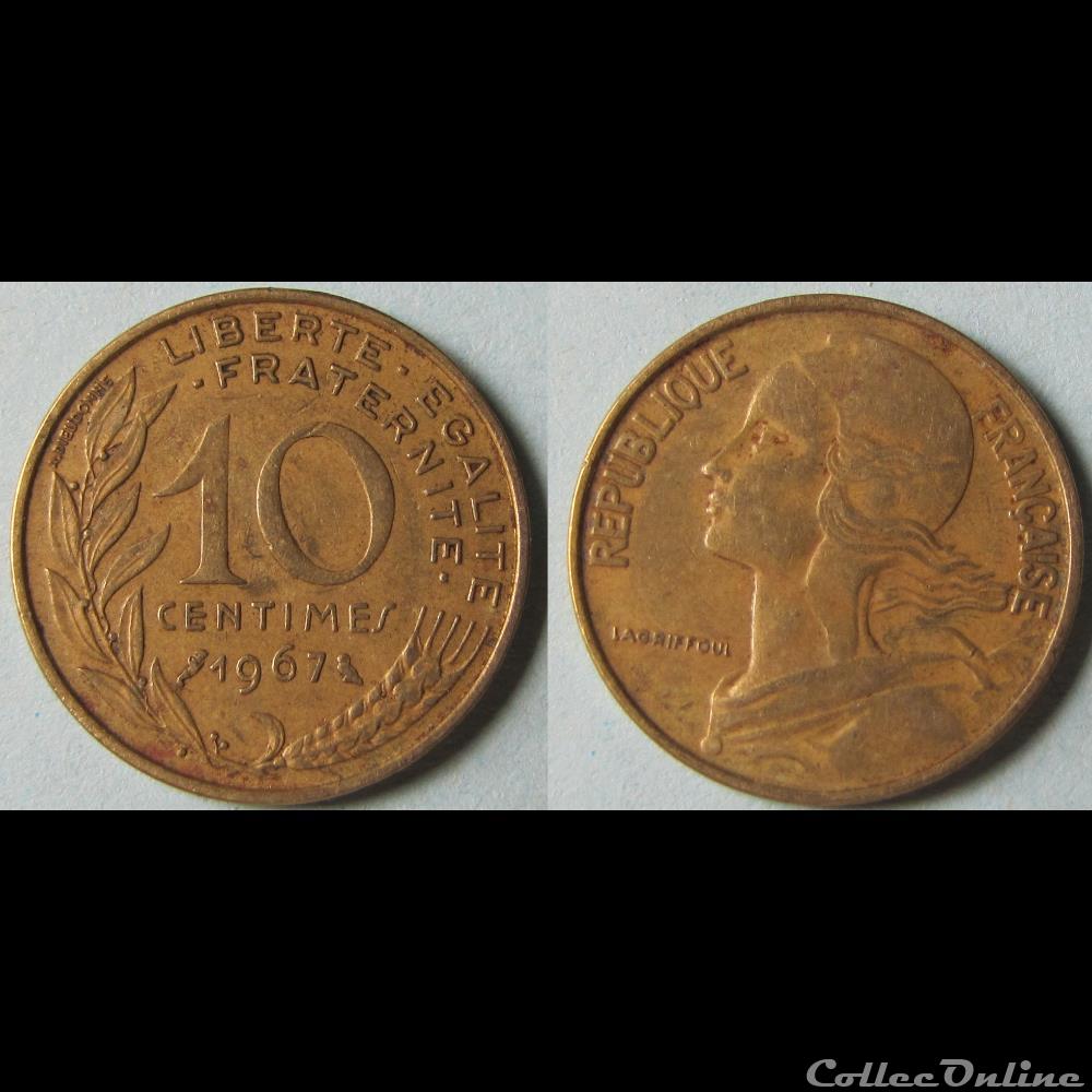 10 centimes MARIANNE 1967 monnaie france moderne 10 centimes marianne 1967