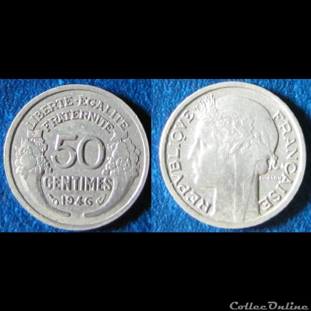 50 centimes Morlon (légère) 1946 monnaie france moderne 50 centimes morlon legere 1946