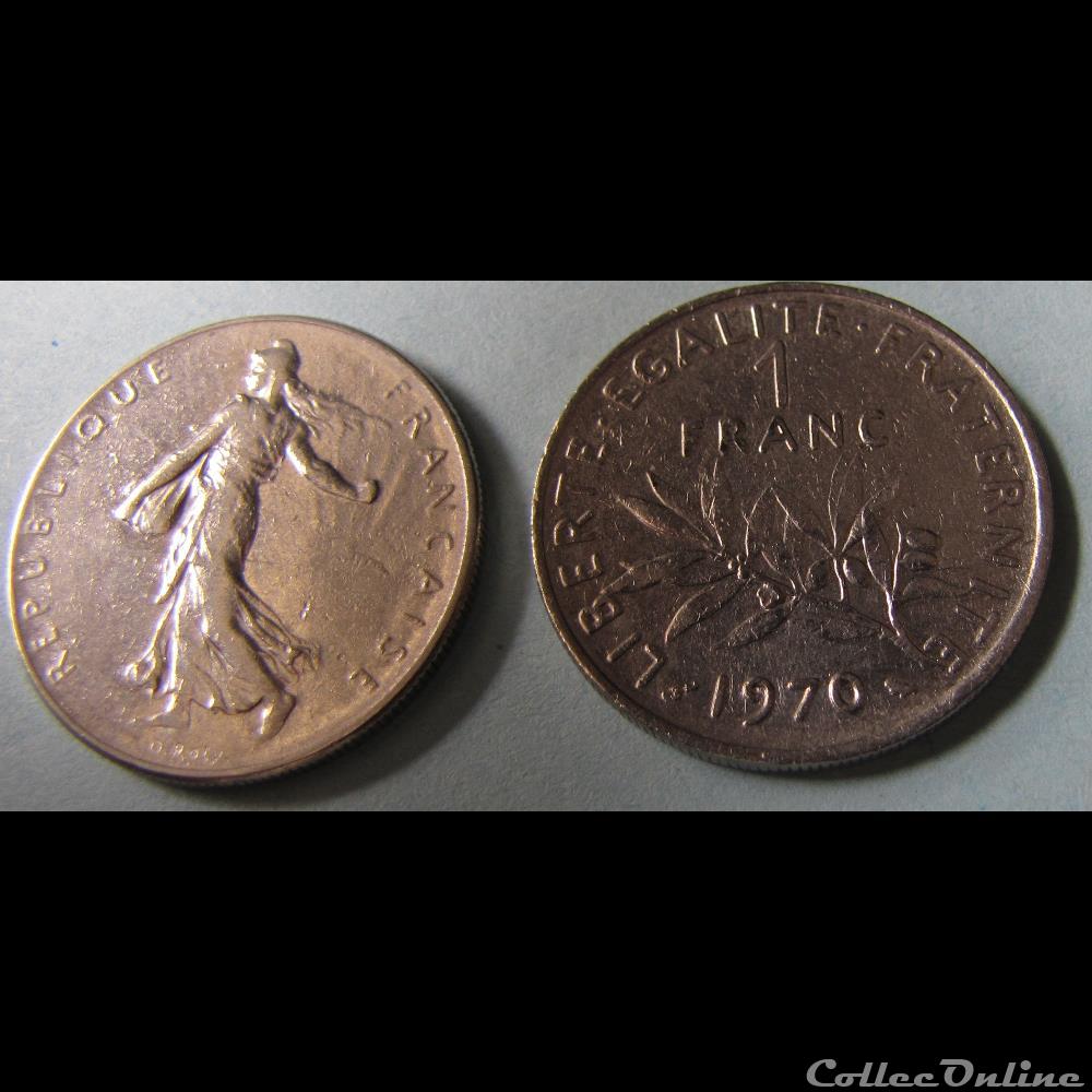 1 franc SEMEUSE 1970 monnaie france moderne 1 franc semeuse 1970