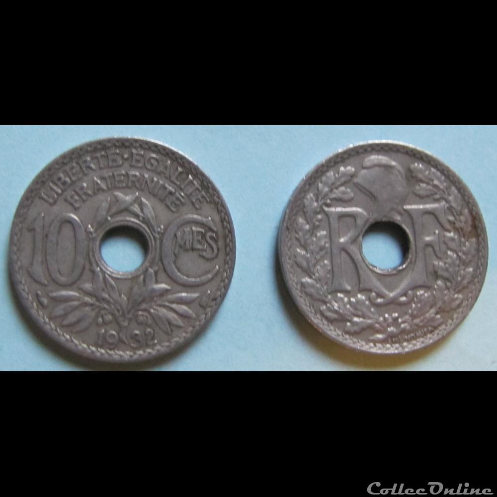 10 centimes LINDAUER 1932 monnaie france moderne 10 centimes lindauer 1932