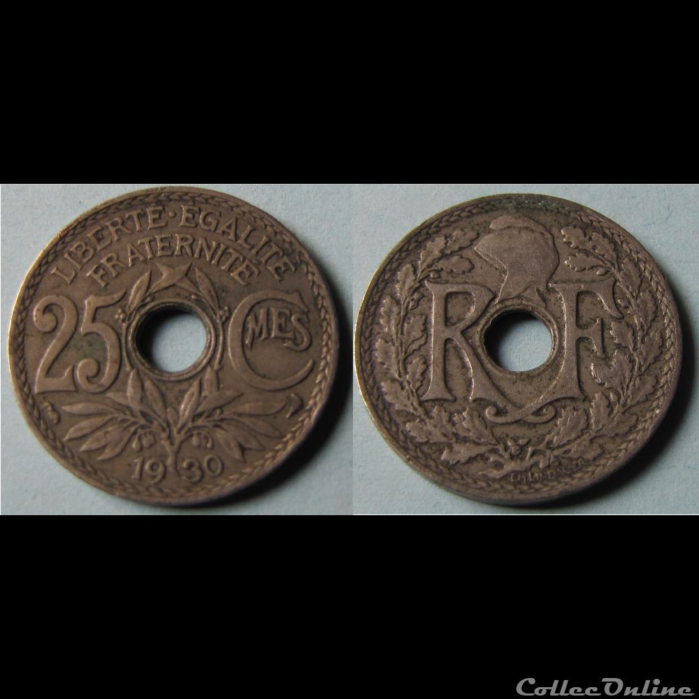 25 centimes LINDAUER 1930 monnaie france moderne 25 centimes lindauer 1930