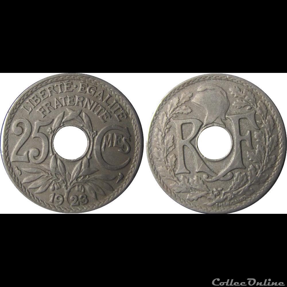 25 centimes Lindauer 1923 monnaie france moderne 25 centimes lindauer 1923