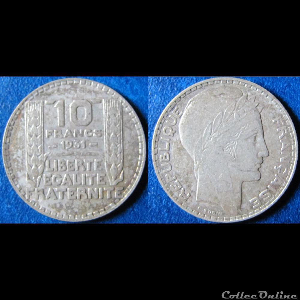 10 francs Turin 1931 monnaie france moderne 10 francs turin 1931