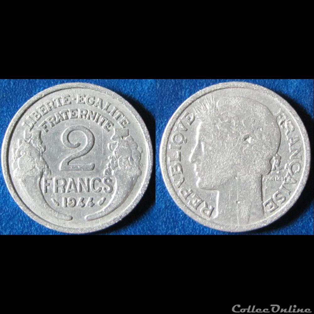 2 francs Morlon 1944 monnaie france moderne 2 francs morlon 1944