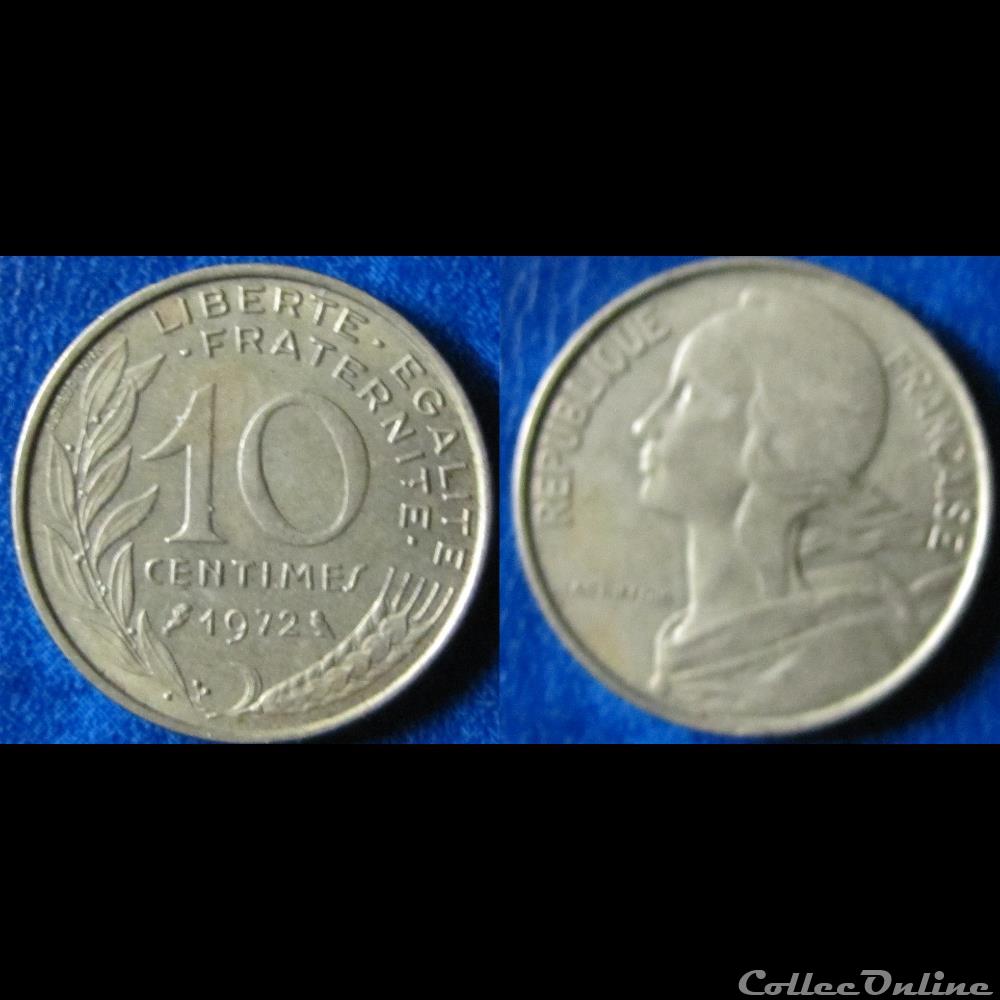 10 centimes Marianne 1972 monnaie france moderne 10 centimes marianne 1972