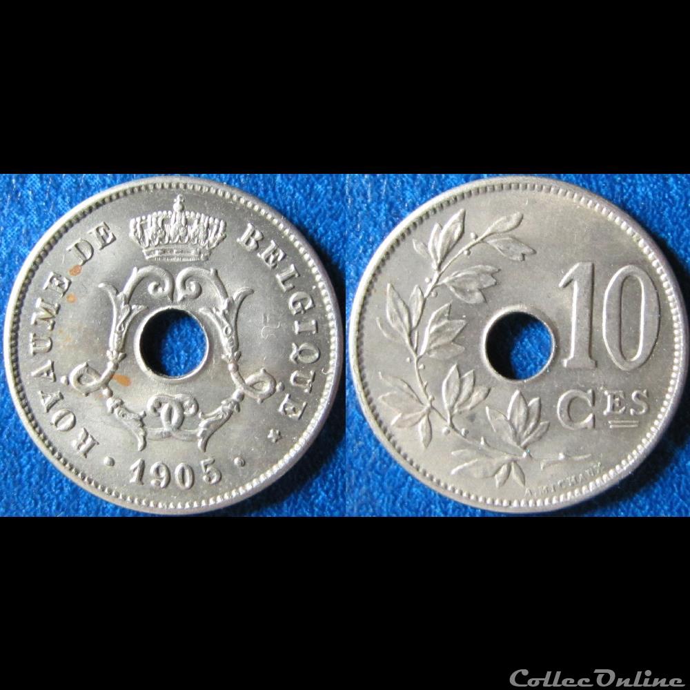 10 centimes Léopold II (type Michaux, fr) 1905 monnaie monde belgique 10 centimes leopold ii type michaux fr 1905