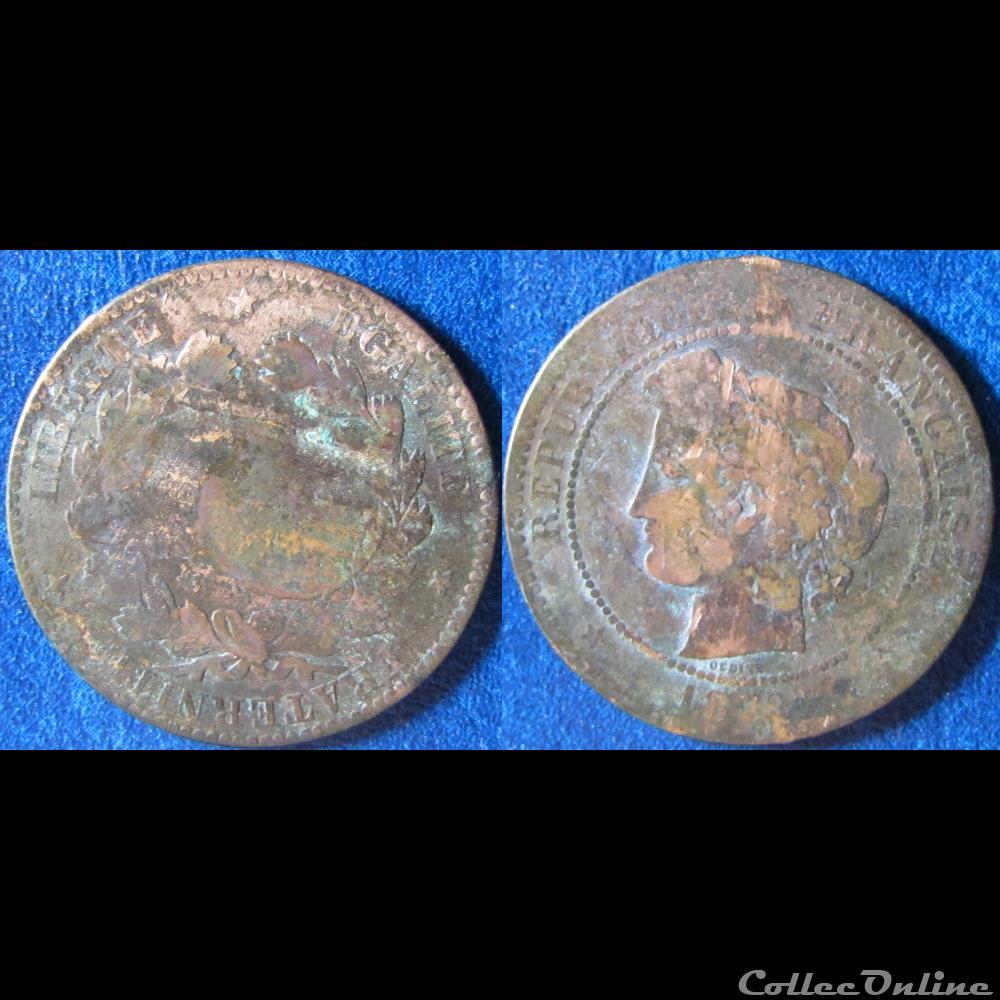 10 centimes Cérès 1872 monnaie france moderne 10 centimes ceres 1872