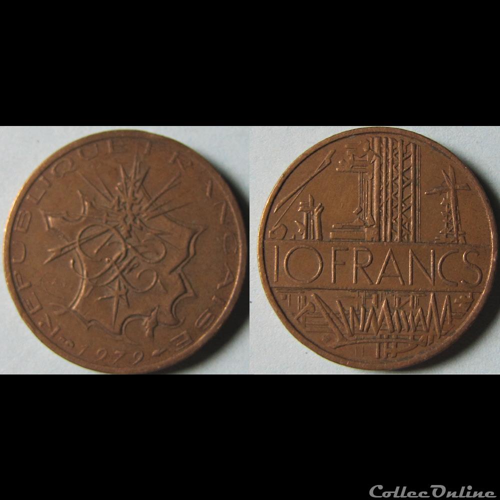 10 francs Mathieu 1979 monnaie france moderne 10 francs mathieu 1979