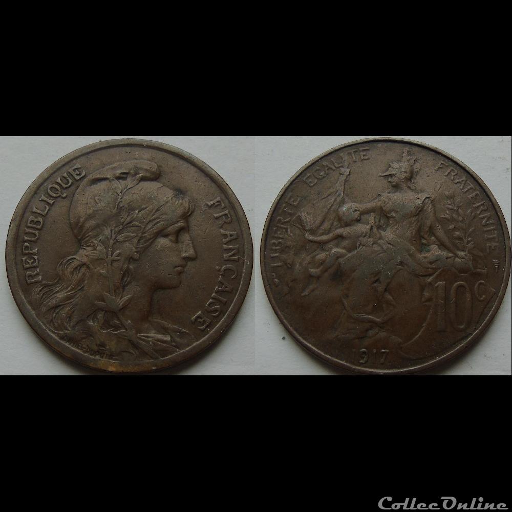 10 centimes Dupuis 1917 monnaie france moderne 10 centimes dupuis 1917