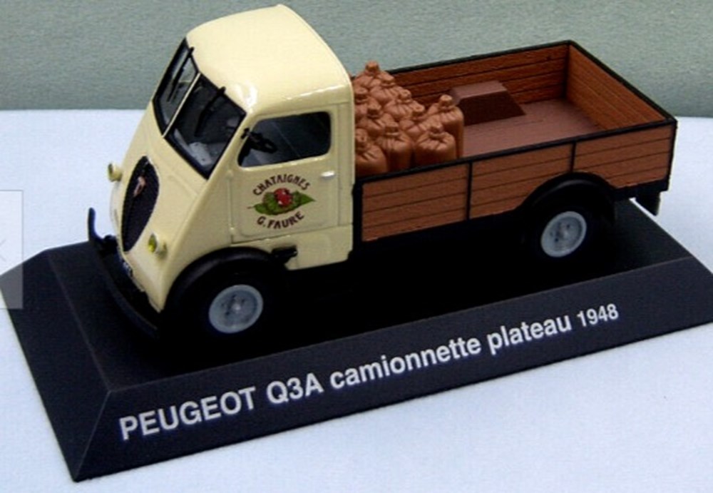 Peugeot Q3A camionnette plateau 1948 modeles reduits voitures peugeot q3a camionnette plateau 1948