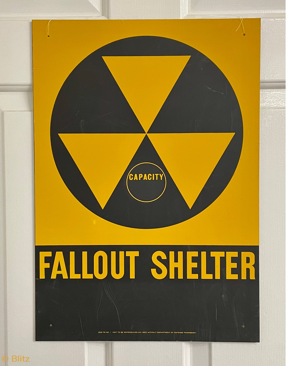 Fallout Shelter Sign miscellaneous fallout shelter sign