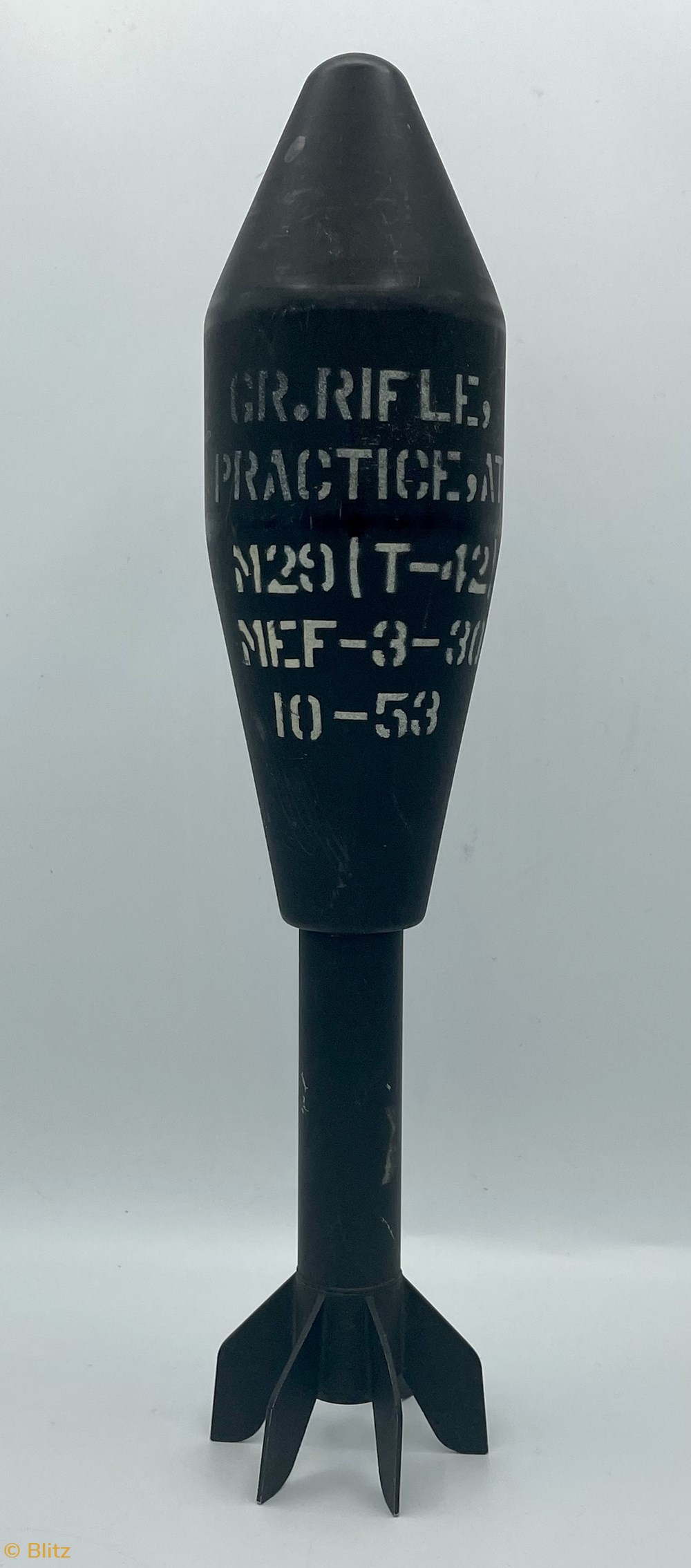 Grenade Rifle Practice Round militaria ammunition grenade rifle practice round