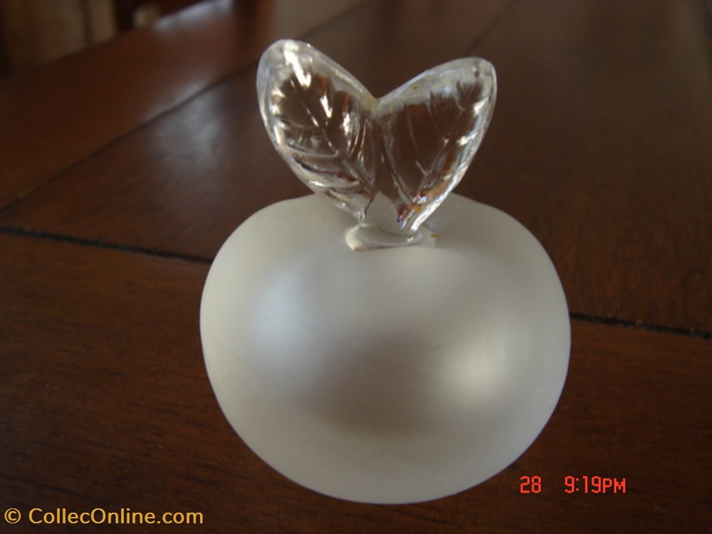 NINA RICCI: Flacon Cristal vide FILLE D'ÈVE parfums beaute nina ricci flacon cristal vide fille eve