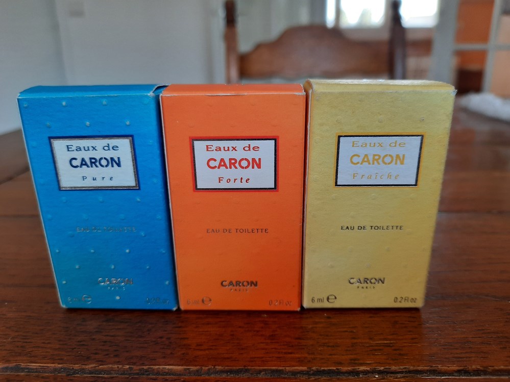 CARON: Miniatures EDT 6ml les EAUX DE CARON parfums beaute caron miniatures edt 6ml les eaux de caron
